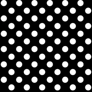 KIMBERBELL BASICS ~ White on Black Polka DOTS ~ Maywood Studio ~ By-the-Yard - Picture 1 of 1