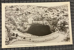 Antique Postcard - Entrance to Carlsbad Caverns, Carlsbad, New Mexico - Picture 1 of 2
