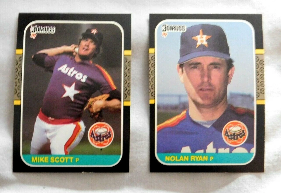 1987 Donruss Houston Astros Baseball Card Pick one - Image 1 of 1