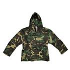 Fleece Hoodie Army Camo Anorak Hunting Fishing Hooded Combat Pullover XL Plus