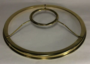 New 10" Fitter Solid Brass Shade Ring Holder For Rayo & Central Draft Burner 731 - Picture 1 of 4