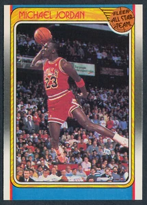 1988-89 Fleer All-Star Team MICHAEL JORDAN AS #120 Chicago Bulls HOF Nice Card - Picture 1 of 2