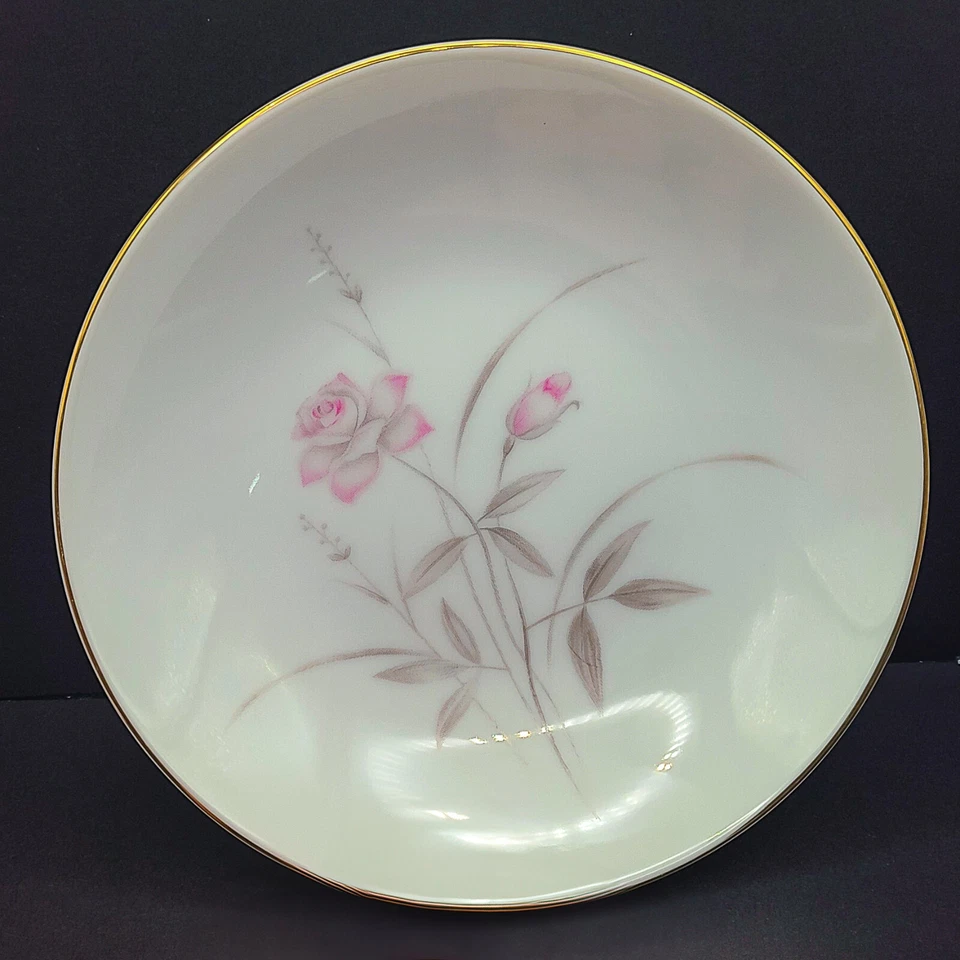 罕见! Royal Sovereign Blush Rose Chinaware - 甜点碗 12 件套 — 第 1/3 张图片