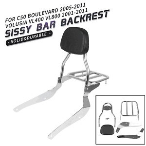 For Suzuki Boulevard C50 05-11 Volusia VL800 01-11 Sissy Bar Passenger Backrest