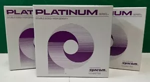 Platinum Series double sided high density 5 1/4" 10 diskettes Syncom NEW 5.25" - Picture 1 of 6
