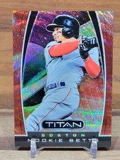 2019 Panini Chronicles Titan Ruby Wave /199 Mookie Betts #14