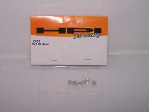 HPI Racing Nut M3 Silver 6pcs Z653 Blitz RS4 pro sprint 2 NOS - Picture 1 of 1