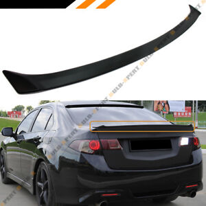 FOR 09-14 ACURA TSX ABS PRIMERED CU1 CU2 ACCORD REAR TRUNK DECK LID SPOILER JDM