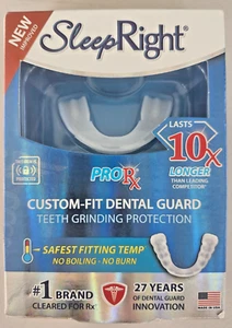 NEW - SleepRight ProRX Dental Guard, Ultra-Thin, Custom-Fit, Durable for Teeth - Picture 1 of 1