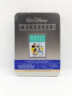 Walt Disney Treasures Mickey Mouse In Vol 2 Living Color 2002 DVD Metal Case R1  - Image 1 of 4