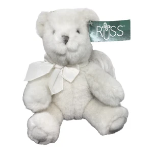 Russ Victorian 7" Tidings ATHENA Bear echte Federflügel Neu mit Etikett - Bild 1 von 4