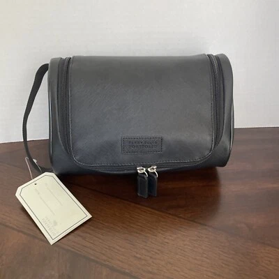 Kit de afeitado bolsa de viaje colgante para hombre Perry Ellis Portfolio - negro nuevo con etiquetas Foto 1 de 4