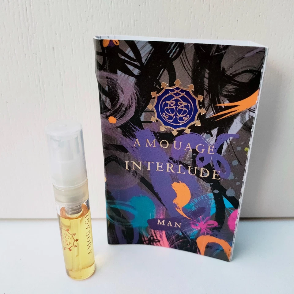 Amouage Interlude Man Eau de Parfum mini Spray Fragrance Vial, 2ml, Brand New! - Image 1 of 4