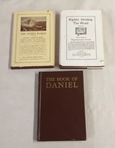 Lot of 3 HC - Clarence Larkin - Spirit World, Book of Daniel & Rightly Dividing - Imagen 1 de 1