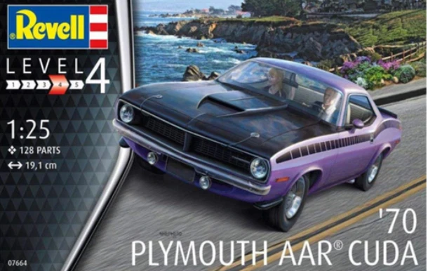 1/24 Plymouth AAR Cuda 1970 Revell 07664 - Immagine 1 di 1