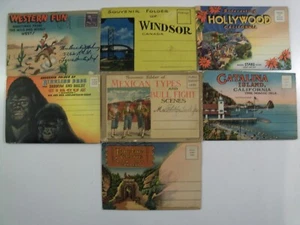 7 MIXED SOUVENIR FOLDERS RINGLING BROS. FAIRYLAND, WILD WEST MEXICAN BULL FIGHT+ - Picture 1 of 11