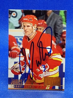 AUTOGRAPH AUTO James Patrick Flames Rangers 1994-95 Ultra #33 - Image 1 of 3