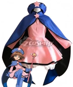 Costume Cardcaptor Sakura Sakura Kinomoto Shadow Card Dress Ragazze Festa Cosplay - Foto 1 di 5