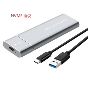 High Speed USB3 1 Type C M 2 NVMe SSD Enclosure 10Gbps External Storage - Picture 1 of 33