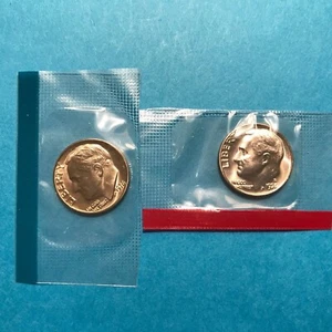 1976 P&D Roosevelt Dime Mint Cello Unc Coin FREE SHIP - Picture 1 of 2