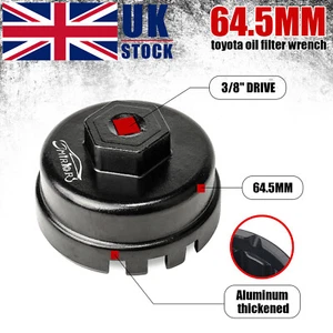 Oil Filter Cap Wrench Cup Socket Remover Tool For Toyota Lexus 64.5mm 14 Flutes. - Picture 1 of 13