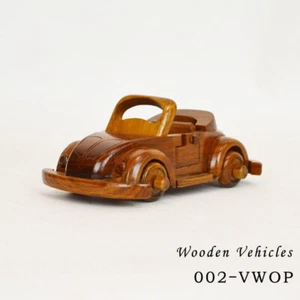 Wood Vehicle Wooden Vehicle Car Toy Open - Picture 1 of 10