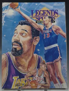 WILL CHAMBERLAIN COVER LEGENDS SPORT MEMORABILIA MAGAZIN MIT KARTEN MAR/APRIL 1995 - Bild 1 von 4