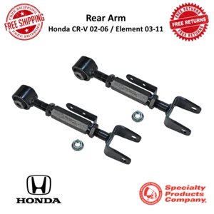 SPC Adj. Rear Camber Arm Pair -2 To +4 Deg. For Honda 02-06 CR-V & 03-11 Element - Picture 1 of 12