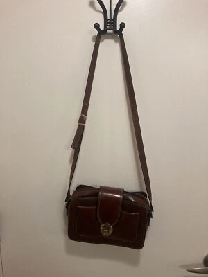 Vintage Sasha 90s Vegan Leather s Crossbody Purse Adjustable Strap - Image 1 of 4