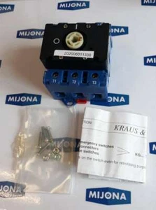 Interruptor Kraus & Naimer KG 80 T213 65 H32646 035 UKS NUEVO STOCK ANTIGUO - Imagen 1 de 6