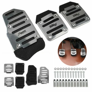 Universal Non-Slip Automatic Gas Brake Foot Pedal Pad Cover Kits Car Accessories - Picture 1 of 12