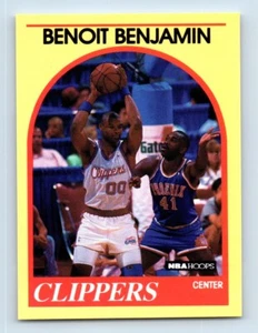 1990-91 Hoops 100 Superstars Benoit Benjamin Los Angeles Clippers #43 - Picture 1 of 2