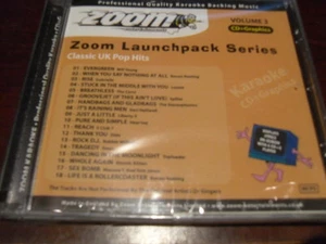 ZOOM KARAOKE LAUCHPACK SERIES CDZM2003 CLASSIC UK POP HITS VOL 3 CD+G - Imagen 1 de 1