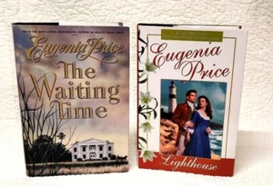 Lot of 2 Eugenia Price The Waiting Time & Lighthouse Christian Religious Novels - Picture 1 of 3