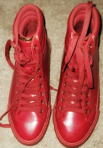 Guess Red GOLD High Top Sneaker Sz 10.5(new) Authentic Basketball Dancing $LOWER - Picture 1 of 10