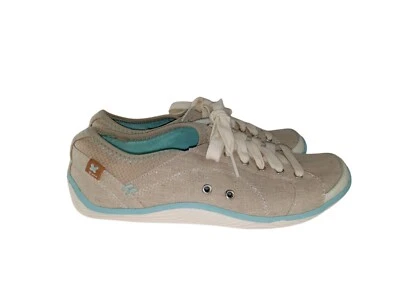 Tenis Dr Scholls Jennie cómodos informales dorados beige azules con cordones para mujer 7 M Foto 1 de 4