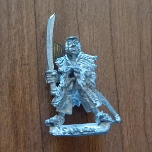 Game Workshop: Vintage Metal Miniature OH2 (A-05) - SAMURAI W/ SWORD - Picture 1 of 1