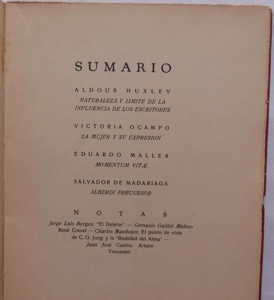 Sur, revista mensual/ Victoria Ocampo/ 1935/ no. 11 - Imagen 1 de 4