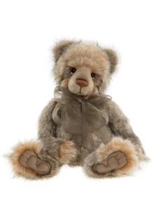 Charlie Bears 2022 Kathleen Teddy Bear With Bow and Necklace Cuddly - Picture 1 of 6