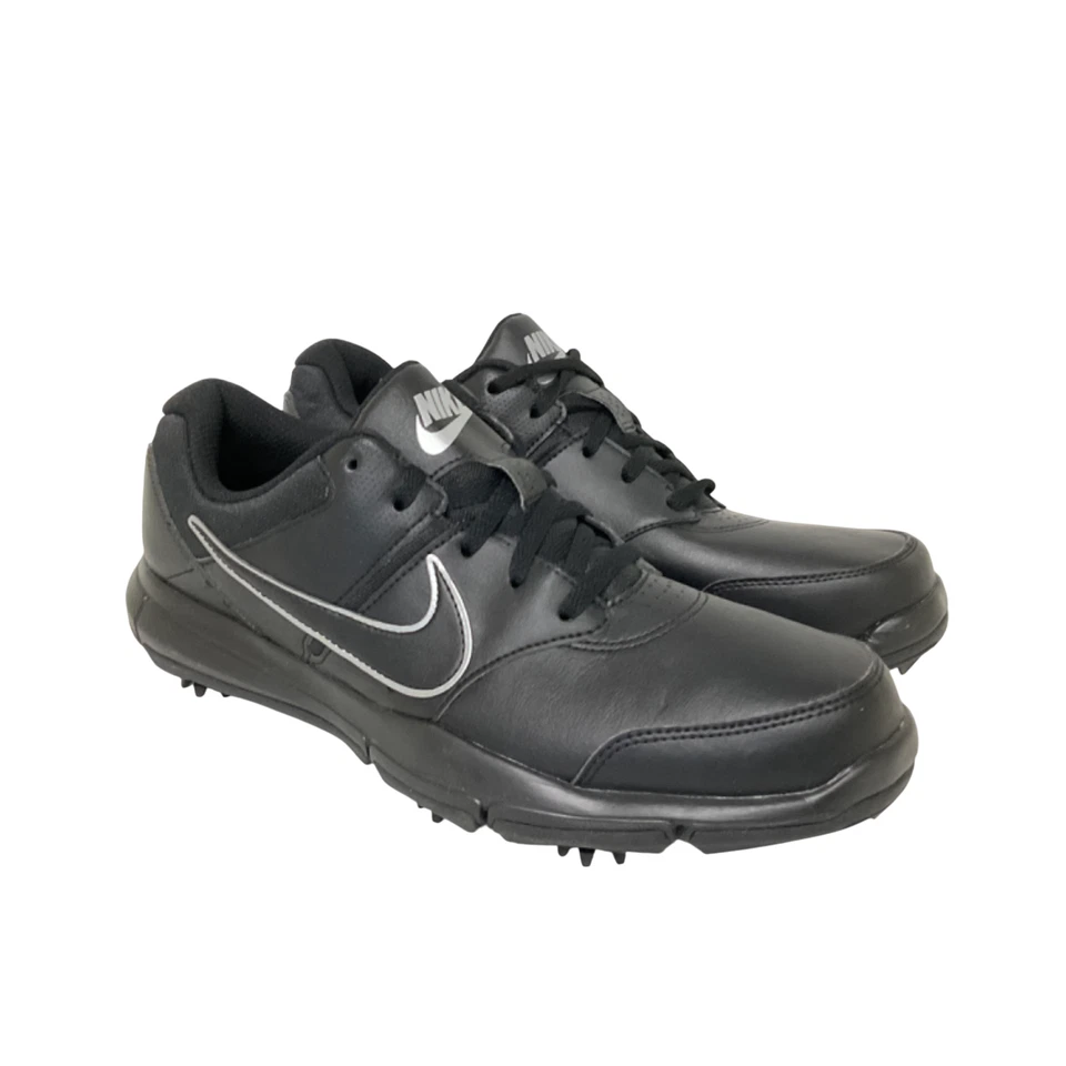 Nike Para Hombre Corte Bajo Durasport 4 Picos de Golf 844550-001 Negro/Plateado Talla 8M Foto 1 de 4