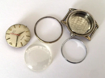 VINTAGE WYLER INCAFLEX DYNAWIND CAL WH27 MENS WATCH PARTS REPAIR ONLY - Image 1 of 4