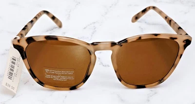 J. Gafas de sol para mujer Crew cuadradas ojo de cerradura rubias tortuga AX702 NUEVAS Foto 1 de 2