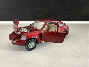 Corgi 341 Mini Marcos GT850 Take-Off Wheels Golden Jacks Red Diecast 1968-70 - Picture 1 of 4