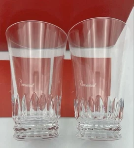 Baccarat TIARA Highball Glass 2 pair set With Box Tableware Gift NEW - Picture 1 of 9