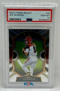 Panini Select 2020 - Joe Burrow RC #46 PSA 10 - Imagen 1 de 2