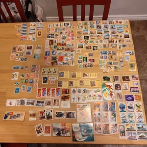 Vintage Stamp Lot 250+, N. & S. American, European, Asian, Indian, Middle East - Picture 1 of 11