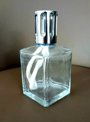 Lámpara de aceite rectangular de vidrio transparente Lampe Berger para aromaterapia en el hogar Francia nueva Foto 1 de 4