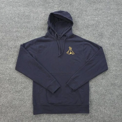 Pendleton Hoodie Mens Small Blue Heritage Tent Logo Hike Camp Nature Outdoors - Image 1 of 4