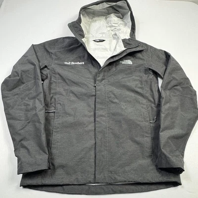 Chaqueta The North Face DryVent Para Hombre Pequeña Gris Con Capucha Lluvia Shell Toll Brothers Foto 1 de 4