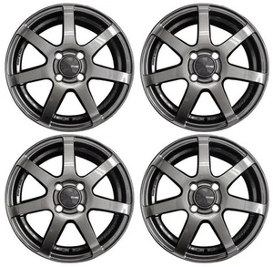 Set of 4 ENKEI Genuine PF07 16x7.0 +35 4x100 DS from Japan - Picture 1 of 6